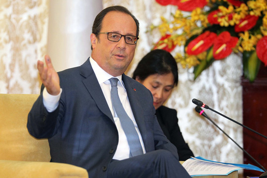 
Tổng thống Pháp cảm ơn sự đón tiếp nồng hậu
