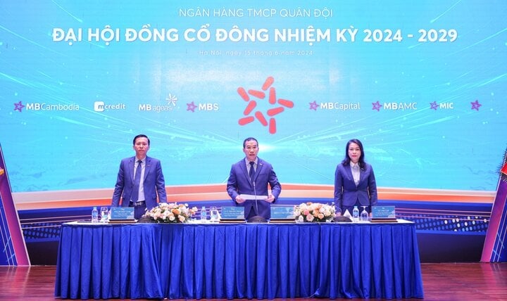 Ngân hàng MB tổ chức Đại hội đồng cổ đông nhiệm kỳ 2024 - 2029. (Ảnh: Đ.V)